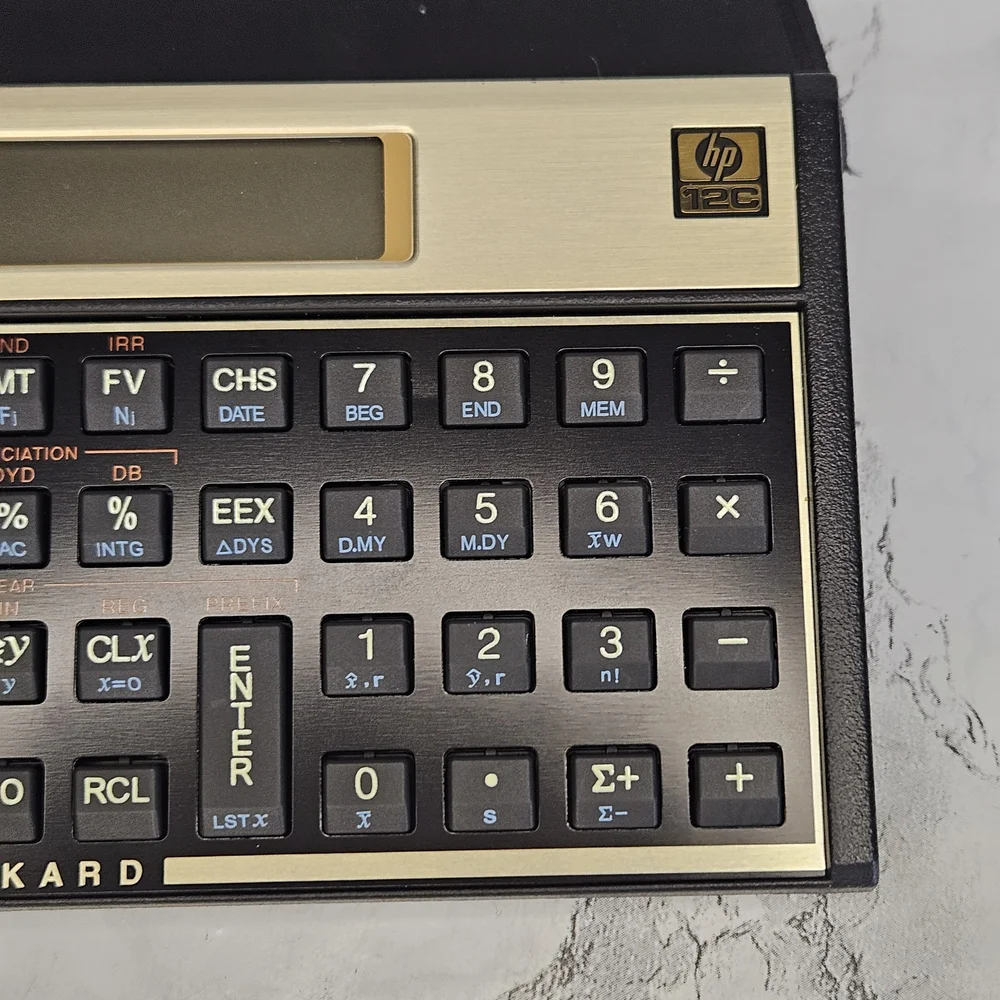 Vintage HP 12C FINANCIAL CALCULATOR. NICE CONDITION!